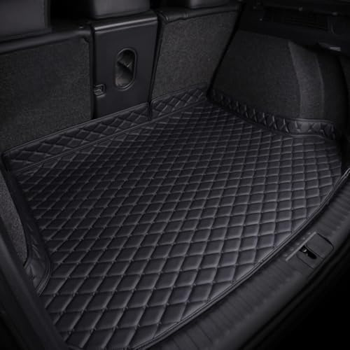 FUWUDI Rear Trunk Mat Cargo Liner, Car Leather Boot Mats for BMW 1er F40 118i 118d M Sport 2018-2023 2024, All Weather Floor Mats, Boot Liner Interior Accessories,Black