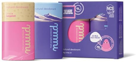 NUUD Adventure Pack - Déodorant crème naturelle végétalienne stick contre la transpiration - Sans aluminium, alcool et produits chimiques - Jusqu'à 40 semaines - 80 ml