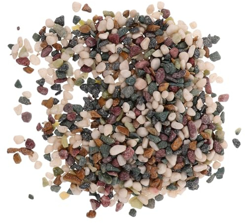 Gatuida Decorativa para Peceras Piedras Naturales de y Plantas de Interior Guijarros Pequeños para Decoración y Paisajismo de de Peces