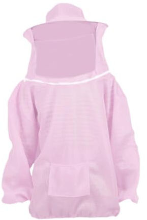 kowaku Traje de Apicultura, Traje de Apicultor para Hombres y Mujeres, Transpirable, con Capucha ventilada, Chaqueta Tipo Pullover, Rosa