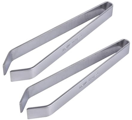Pinzas Para Espinas De Pescado, 2 Piezas, Pinzas Planas De Acero Inoxidable, Desplumadora De Pollo Y Pescado, Extractor De Espinas De Pescado, Herramientas Removedoras De Cocina Para Deshuesar Salmón,