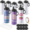 Cafultgo 4-Pack Sublimation Tumblers Leere Tassen Wasserflasche 20 OZ Weißer gerader Edelstahl Tumbler mit Metallstroh und Deckel für Tumbler Heat Press Machine Sublimation Print (8PCS)