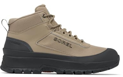 Sorel Men's Outing NW Sneaker MID WP Fashion Boot, Khaki II, Jet, 9 UK
