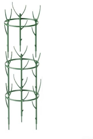 Anneaux de treillis avec pieds robustes, solution optimale pour concombres, tomates et autres grimpeurs (triple couche)
