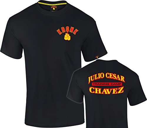 Kronk - Camiseta de entrenamiento de Thomas Hearns, ropa de leyenda de boxeo, camiseta vintage de recuerdo de boxeo, Chávez negro, L