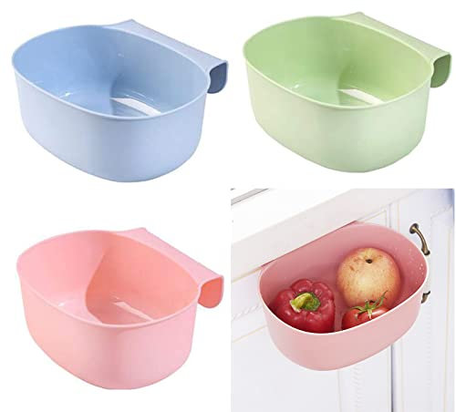 Bac à Ordures Suspendu 3 Pièces - Poubelle Collecteur pour Cuisine, Salle de Bain, Bureau, Chambre et Voiture