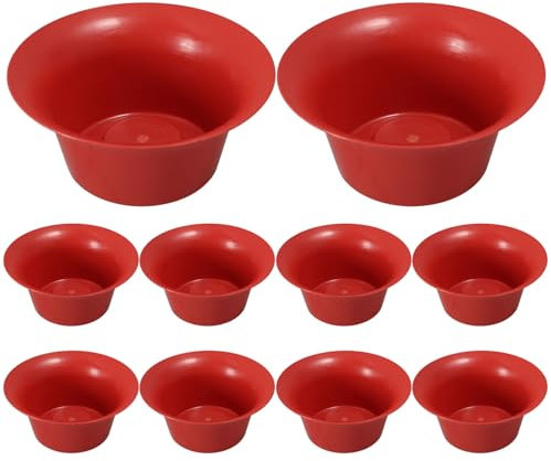 COOPHYA 10pièces Pot De Fleurs De Cimetière Plastique Support Floral Pratique pour Arrangements Funéraires pour Décorations Commémoratives Et Visites Au Tombeau