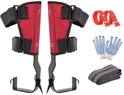 Equipo de Escalada de árboles - Subiendo espuelas, Equipo de trepadores, Entrenamiento arborista | Herramienta de Seguridad Profesional, Herramienta para Exteriores Interiores, Uso para Practicar