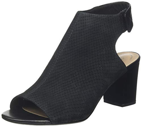 Clarks Deva Bell, Women’s Slingback, Black (Black Nubuck Black Nubuck), 5 UK (38 EU)