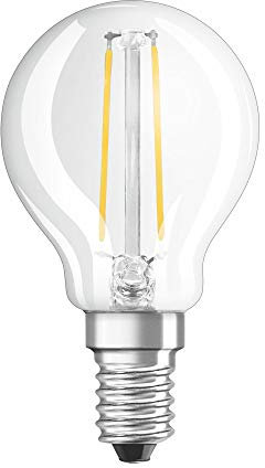 OSRAM LED Retrofit CLASSIC P Bombilla LED , Casquillo E14 , 2700 K , 2,50 W , Equivalente a 25W , mate , Blanco cálido