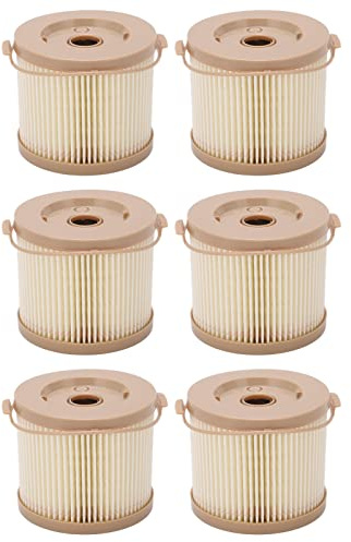 Racor 500Fg Filtro Filtro de Combustible Separador de Agua Abs 6 Uds Filtro de Combustible Separador de Agua Aceite Filtro de Agua Kit de Repuesto para Racor 2010Pm‑or 500Fg