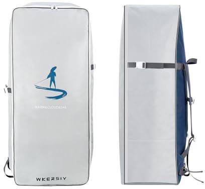 SOUUXIU 105L Paddle Board Rucksack Wasserdicht Große Kapazität Tragbare Oxford Tuch SUP Surfbrett Tasche