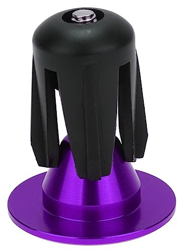 Anneome 1 Paar Lenkerstecker Für Fahrrad Aluminium-lenkerenden Fahrrad Endkappen Lenkerstopfen Stangenende Aus Metall Fahrrad-Lenker-steckende Lenkergriffe Violett Mountainbike Griffigkeit