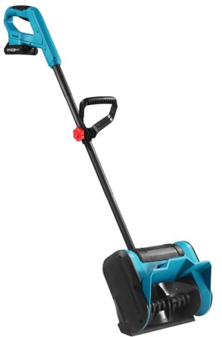 Litium elektrisk snöplog, infällbar manöverspak, bärbar, 5 batteridesign, lämplig för gården, uppfart snörengöring