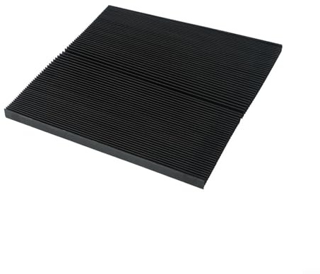 Accordion Bellows Cover for CNC Milling Machines, Flexible Telescopic Rail Dust and Screw Guard, 3-Proof Fabric, 15mm Fold Width, 1.5m Stretch(300mm)