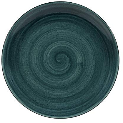 Churchill Stonecast -Coupe Plate Teller- Durchmesser: Ø26,0cm, Farbe wählbar (Rustic Teal)