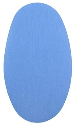 Haberdashery Online - 6 Iron-On Knee Pads Elbow Patches for Clothes Protection, Ideal for Trousers, Jackets, Sweaters, Shirts, 16cm x 10cm, Size M, Sky Blue