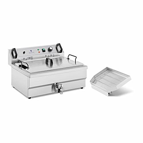 Royal Catering RCPBG 16H Freidora de pasteles 30 L 230 V freidora para pastelería freidora para churrería freidora industrial