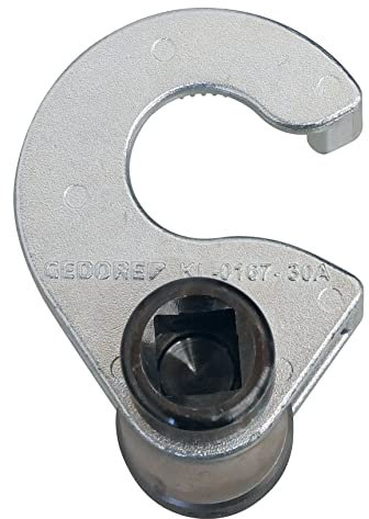 GEDORE Automotive Exzenterschlüssel zum schnellen Aus- und Einbau von Axialgelenken, für Ø 30-43 mm, 1/2 Antrieb, universell, Spezialwerkzeug, KL-0167-30 A