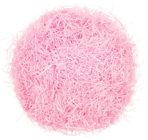 Mamiddle 500 g Papper Raffia Chips för Fyllning - Fyllning för Presentkorgar, Festdekoration, Presentförpackning och Dekorativa Lådor (Rosa)