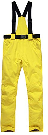 Peto de nieve para hombre, pantalones de esquí para hombre, resistentes al agua, pantalones de esquí de invierno, con forro cálido, pantalones de snowboard con tirantes ajustables, transpirables,