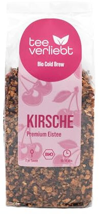 teeverliebt – Kirsche Bio Cold Brew | 100g | Premium Bio Eistee