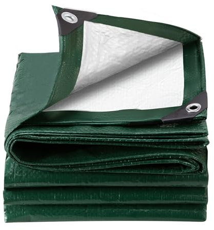 NONMON Bâche de Protection Imperméable 2x3 m Tarpaulin Résistante Anti-UV en PE 140 g/m² avec Oeillets en Aluminium Couverture Totale pour Extrieur Jardin Piscine Bois Voiture Caravane Bateaux