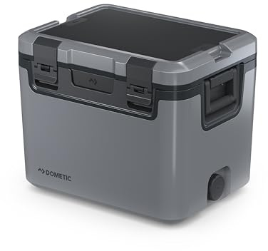 Dometic Recon Hardside Medium - Passive Kühlbox 41L - Effizientes Leichtes Design - Tragbare Thermobox für das Auto, Tagesausflüge oder Camping - Silt