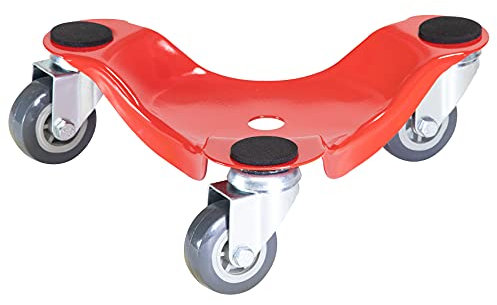 WAGNER Transporthilfe MM 1196 I 25 x 25 x 7,5 cm - Tragkraft 100 kg - ideal für sperrige Lasten & Umzüge I mit 3 Rollen I Anti-Rutsch-Pads I sehr wendig I bodenschonend I flexible Anwendung - 20119601