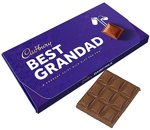 Cadbury Best Grandad Dairy Milk Chocolate Bar With Gift Envelope