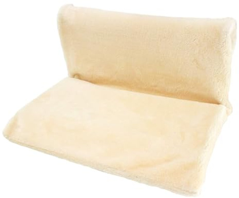 Ataoyus Amaca riscaldata per gatti, borsa morbida per gatti, letto per termosifone, telaio in metallo pieghevole, morbido peluche per tutti i riscaldatori comuni