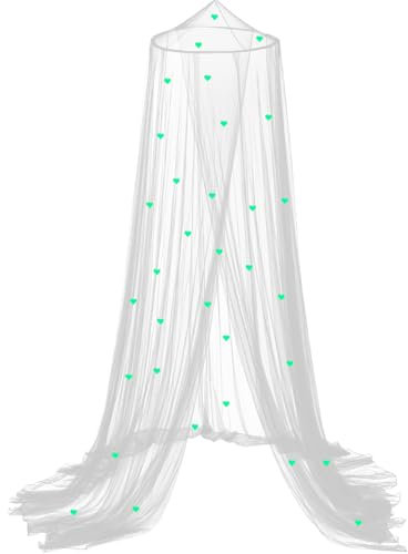 Moskitonetze Bett, moskitonetz doppelbett, Hängendes Moskitonetz für Kinderbett, Fliegennetz Moskitonetze für Reise und zu Hause Indoor Outdoor(Weiß)