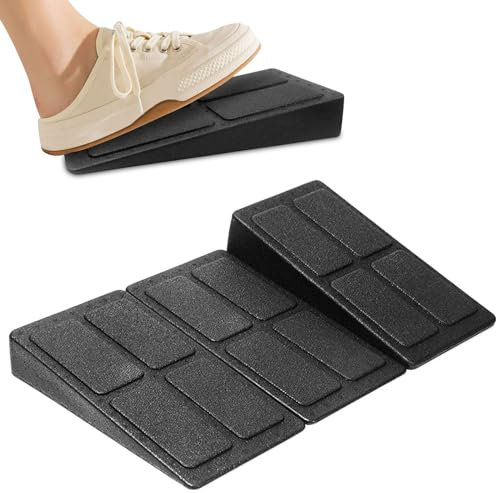 Mumjooyi Wadendehner 3er Set Wadentrainer Knieretter Squat Keil Kniekeil Mobilisationskeil Verstellbare Winkel Wadentrainer Keil Waden-Strecker zum Dehnen Beinstrecker Wadenstrecker