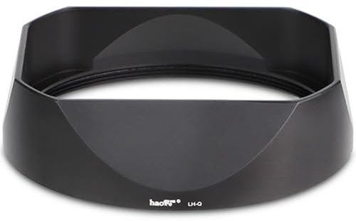 Haoge Metal Square Lens Hood for Leica Q3 Q3-43 Camera Accessories Black LH-LQ343B
