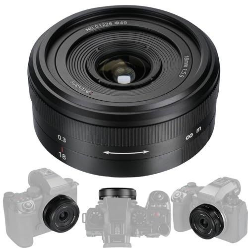 7artisans 18 mm F5.6-objektiv MF fullformat för L-Mount-kameror T TL TL2 CL SL2; FPL