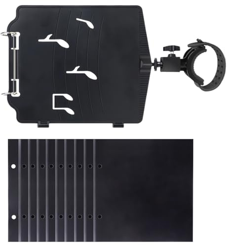 Générique Porte-Partition - Support De Partition Robuste Réglable Portable Et Stable - Lyre De Musique Pour Trompette - Pour Violon Ukulélé Guitare Trompette Clarinette Grosse Caisse