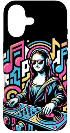 Custodia per iPhone 17 DJ Joconde, design, musica, moderno, festival, Pop Art