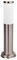 Lindby Luminaire extérieur Kristof (Moderne) en Gris Inox (1 lampe,à E27), borne eclairage exterieur, lumineuse luminaire pour socle