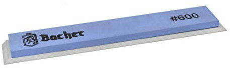 Bacher Schleifstein Wetzstein mit Körnung 600 für Küche Messerschärfsystem, Abziehstein für Messerschärfer Profi mit festem Winkel von Apex Edge, Ruixin und KKmoon