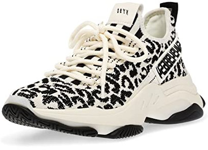 Steve Madden Damen Maxima Sneaker, Leopard, 39 EU (Herstellergröße : 8.5M)