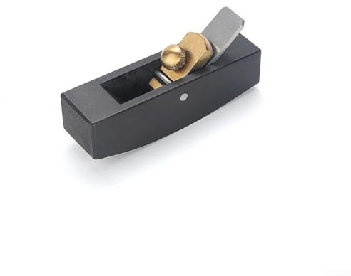 DAZZLEEX Herramienta cepilladora de madera biselada, pelador de cuero de fondo plano curvado, pelador manual de madera portátil y herramienta de recorte (tipo de fondo redondo)