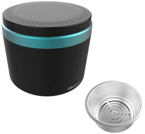 Cecotec Ultraschallreiniger für Zahnschienen und Zahnprothesen ToothCare EasyClean. Reinigung durch Ultraschallvibrationen, UV-Licht, 200ml Tank, Ergebnisse in 5min, schützender Innenkorb