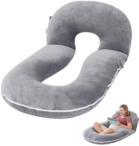 YuLiMirich Cojín de lectura para cama y sofá, cojín lumbar para cama, cojín grande para adultos, cojín cómodo para leer, ver televisión, descansar