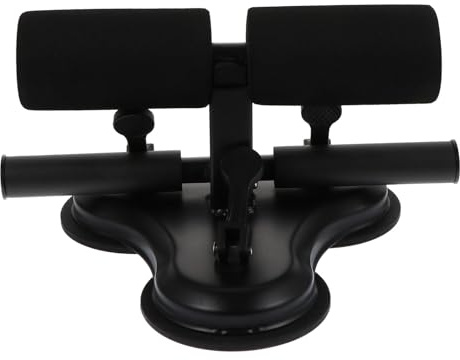 TOYZFRIENDY Sit Up Bar with Double Suction Cups for Home Gym Abdominal Curl Assist Portable Crunches Aid Fitness Equipment for Stable Sit-up Support