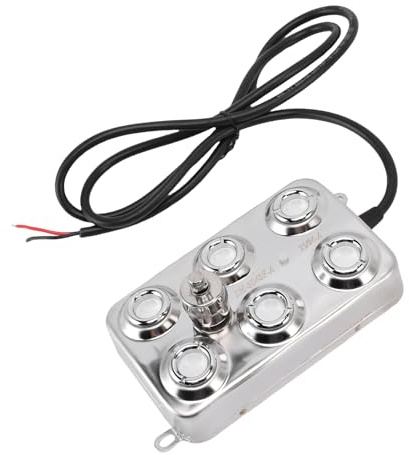 Macchina del Fumo 5LPH 6 Teste in Acciaio Inossidabile con Cavo da 16,4 Piedi, Nebulizzatore per Nebulizzatore 250W per Stagno Ad Ultrasuoni per Fontana d'Acqua Stagno Atomizzatore
