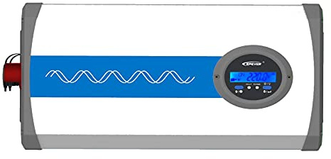 EPEVER IPower Plus Series IP5000-42 Plus, 5000W 48VDC till 230VAC ren sinusvågsspänningsomvandlare med LCD-display, idealisk för off-grid hushålls nödbelysning, fordonsmonterat system