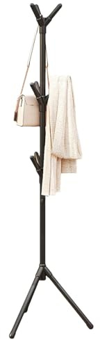Vgvgaj Hat Clothes Rack | Freestanding Hat Coat Storage Stand | Thickened Steel Tube Clothes Storage Rack for Hall, Corridor, Living Room, and Bedroom
