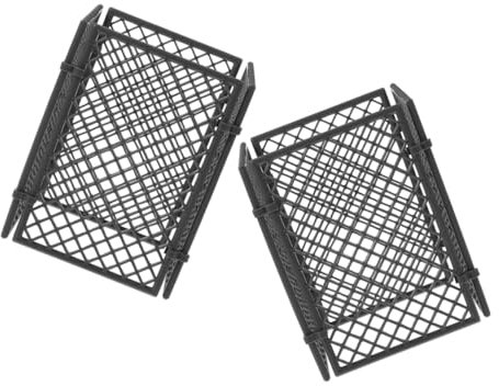 Milisten 8 Piezas De Red Protectora Bloques De Construcción Accesorios Valla De Estacas para Jardín De Hadas Decoración De Jardín De Hadas Accesorio De Jardín De Hadas Juguete De