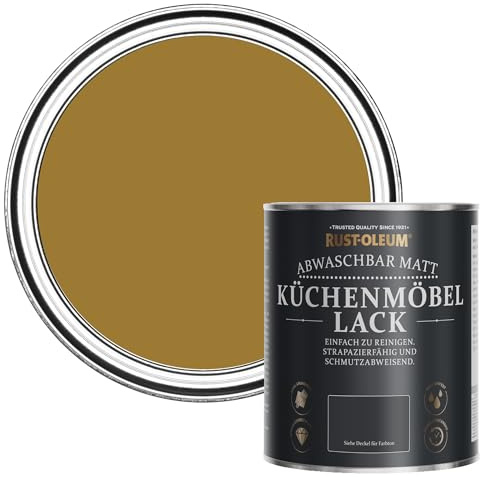 Rust-Oleum Yellow Kitchen Cupboard Paint in Matt Finish - Wet Harvest 750ML