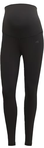 adidas Damen Yoga 7/8 Leggings (Maternity), Black, L
